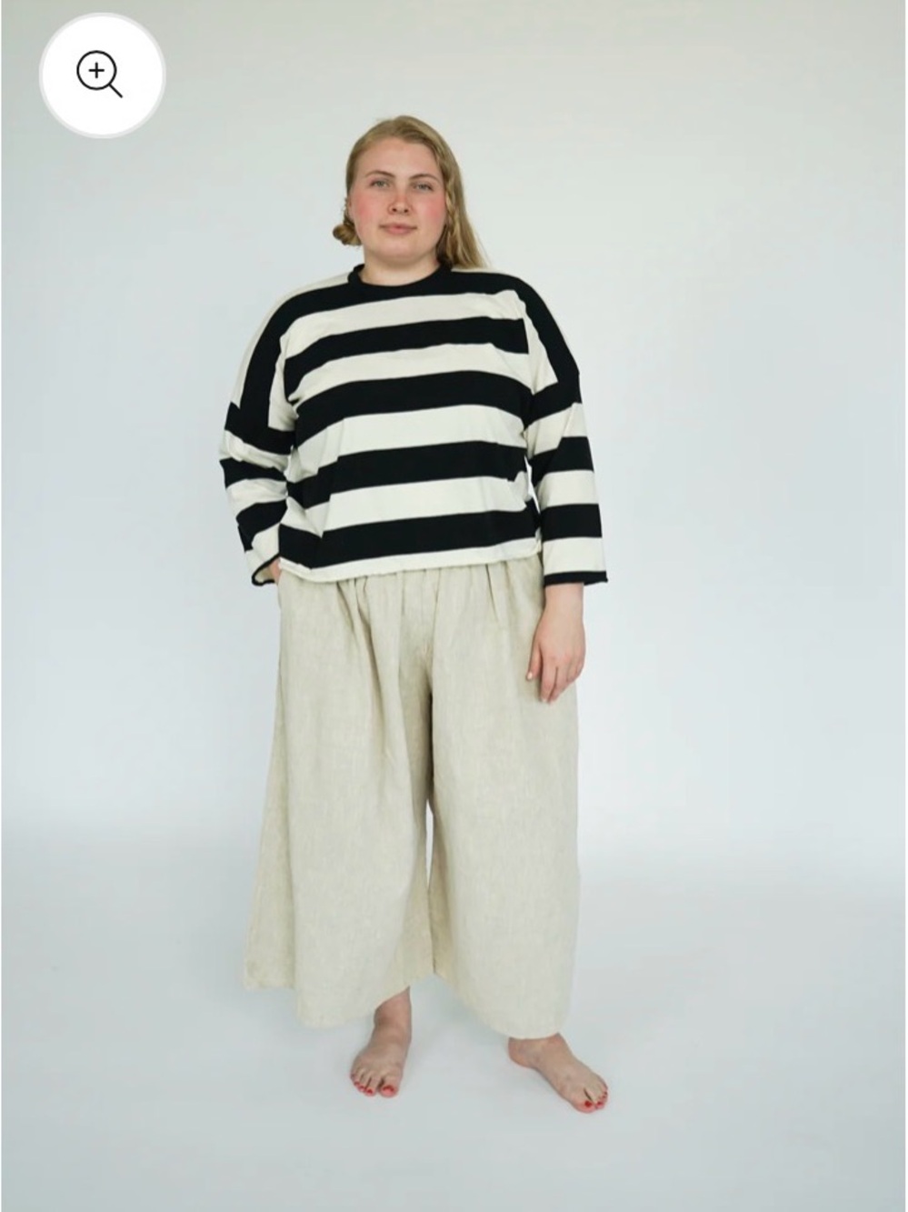 State the Label Linen Swayers in Elk in XL